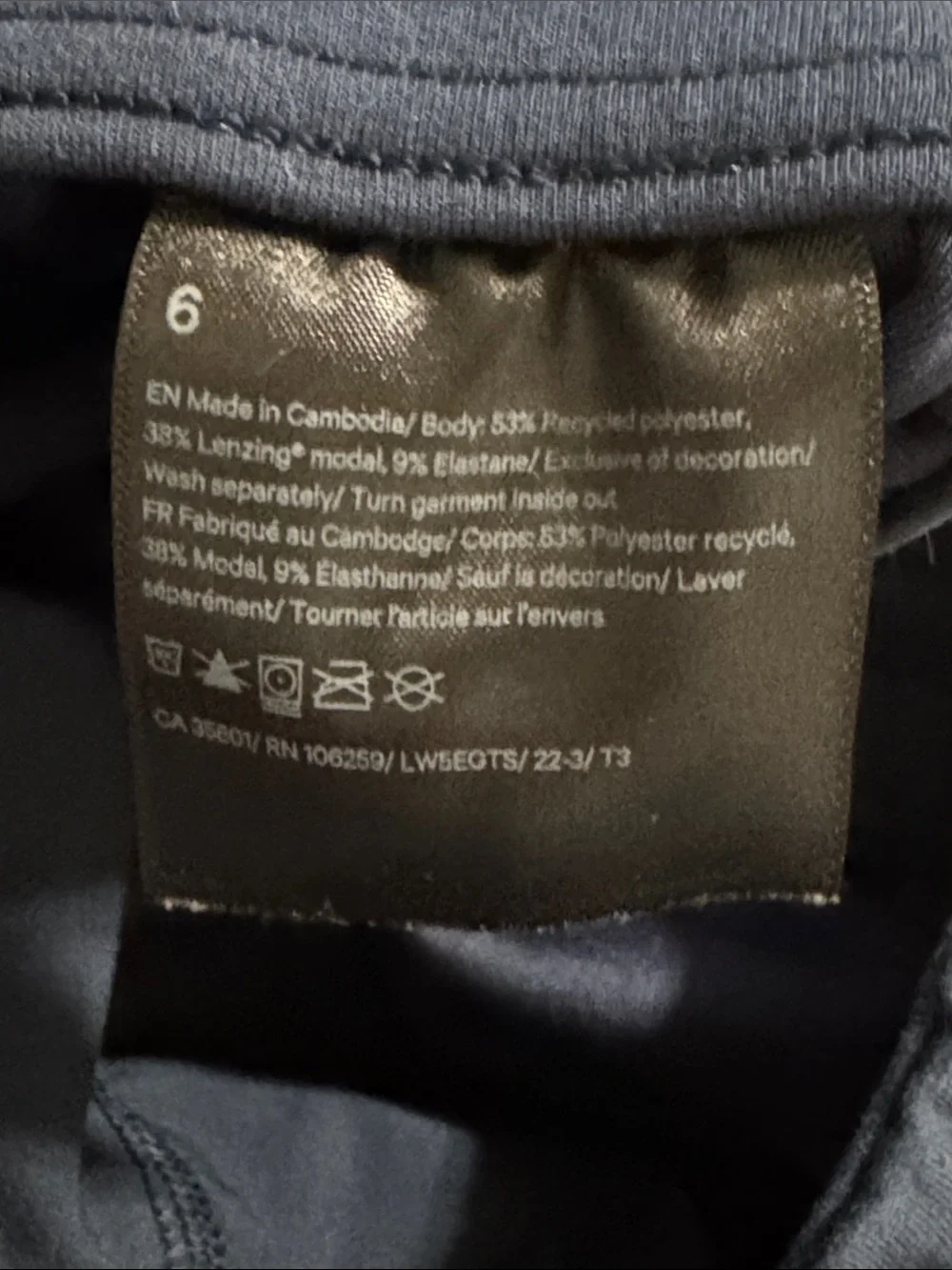 Lululemon Softstreme High-Rise Pant True Navy Pockets Straight Leg Athleisure-6